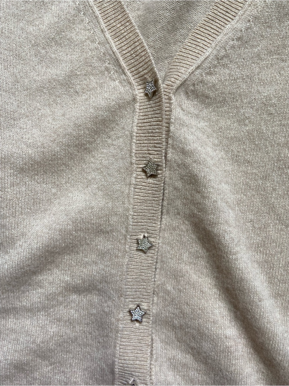 NWT Anthropologie Pilcro Cashmere Cardigan Sweater Ivory XXS - Picture 3 of 8